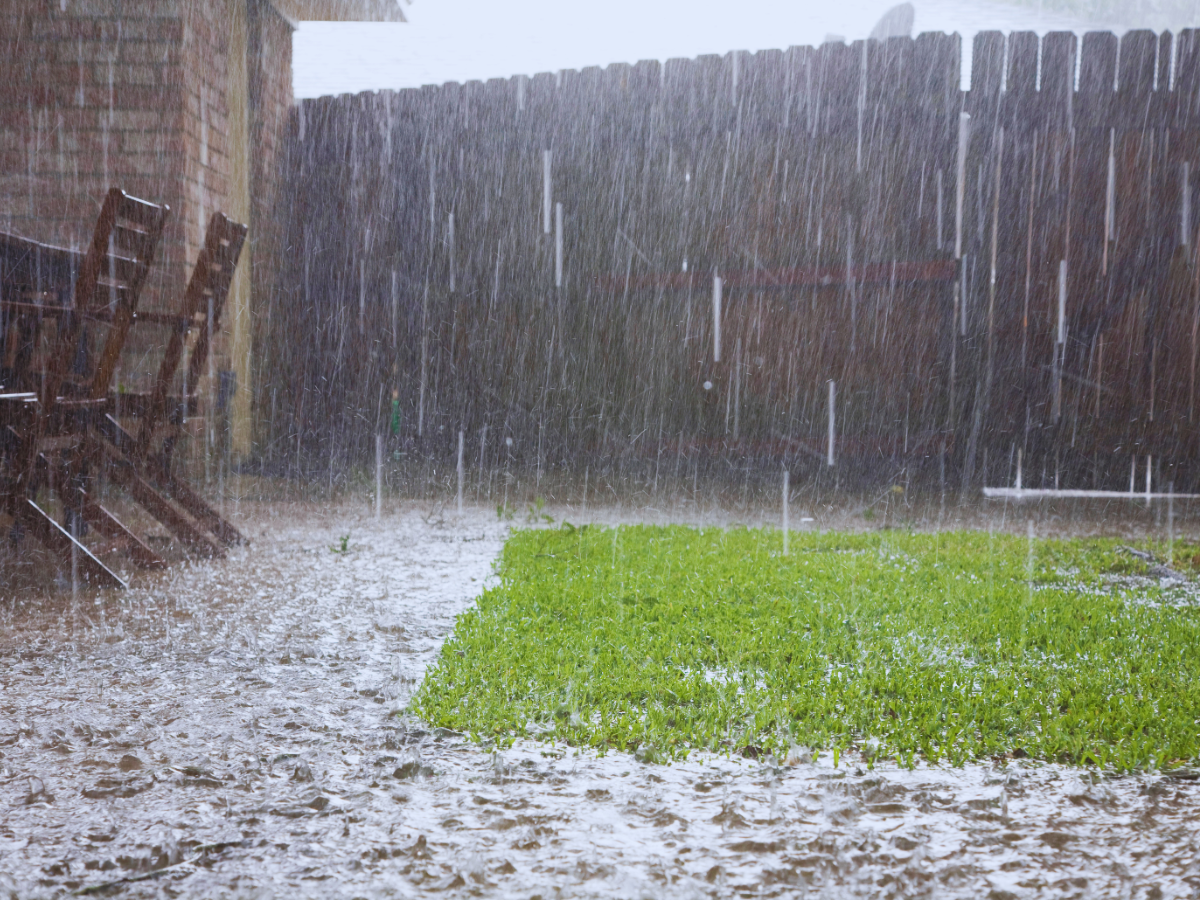 Heavy rainfall during Florida storm